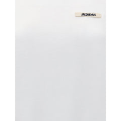 تي شيرت قطن أبيض