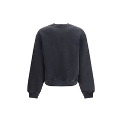 Black Cotton Sweatshirt