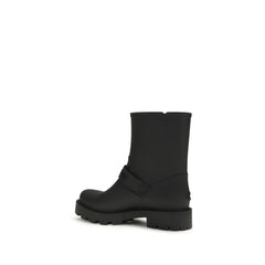 Black Polyurethane Rain Boots