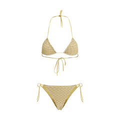 Gold Viscose Bikini