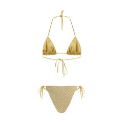 Gold Viscose Bikini