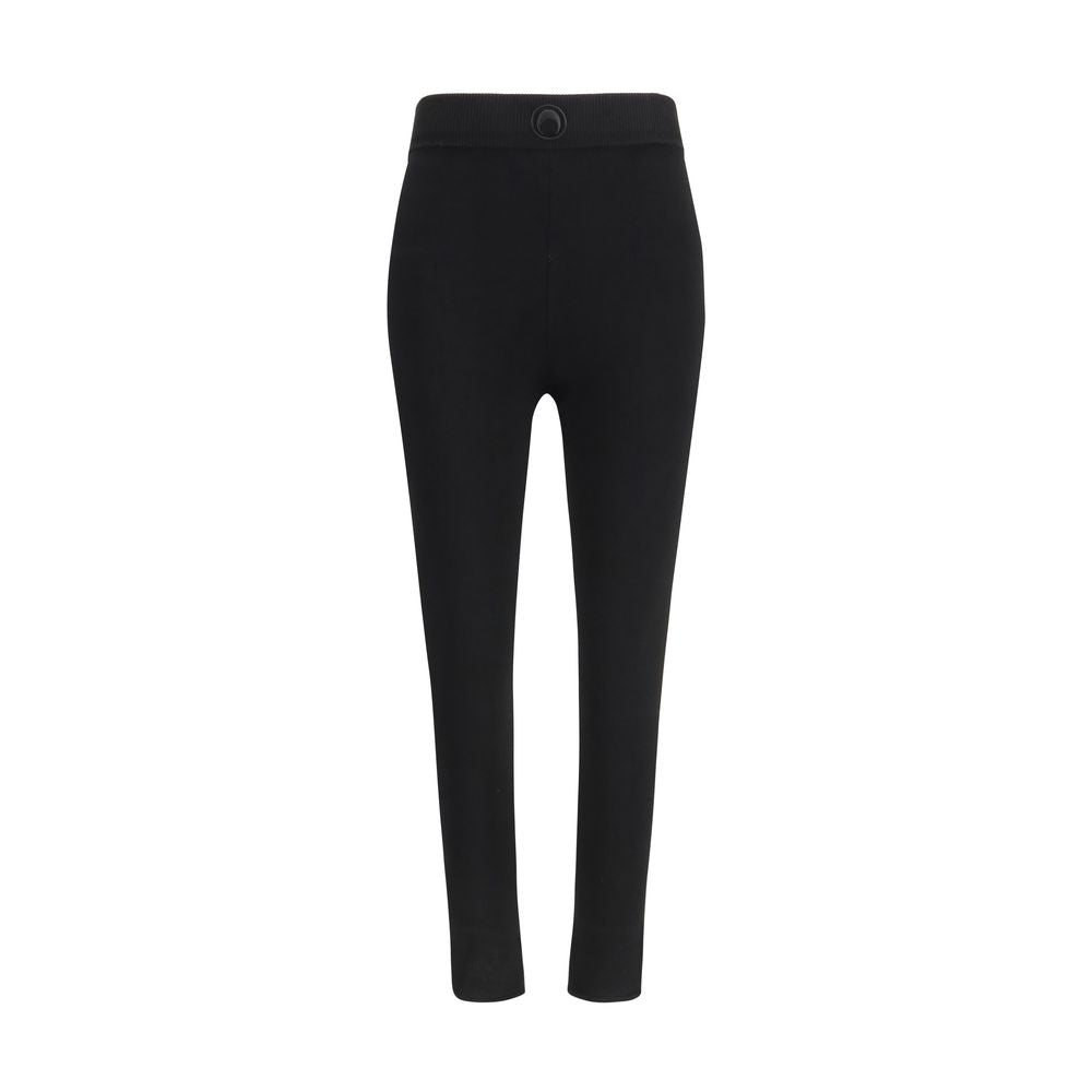 Black Viscose Leggings