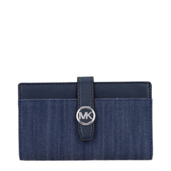 Blue Fabric Wallet