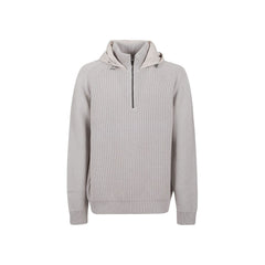 Gray Wool Hoodie