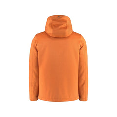 Orange Cashmere Full-Length Jacket