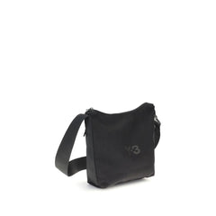 Black Polyester Shoulder Bag