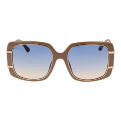 Brown Metal & Plastic Sunglasses