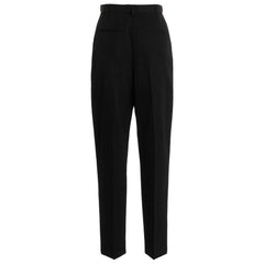 Black Polyester Dress Pants