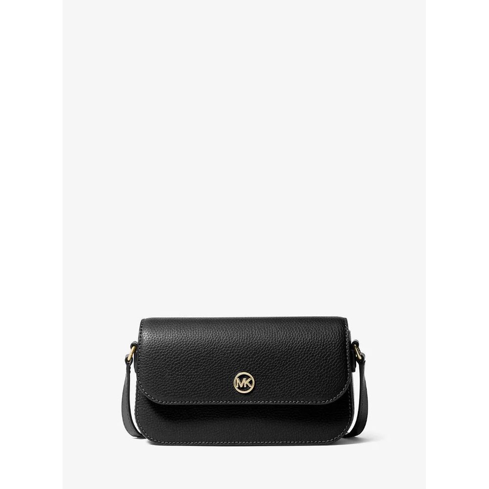 Black Leather Crossbody Bag