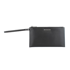 Black Leather Clutch Bag