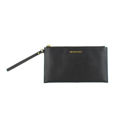 Black Leather Clutch Bag