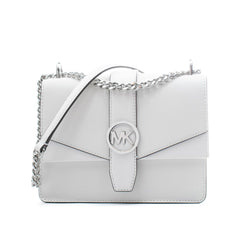 White Leather Shoulder Bag