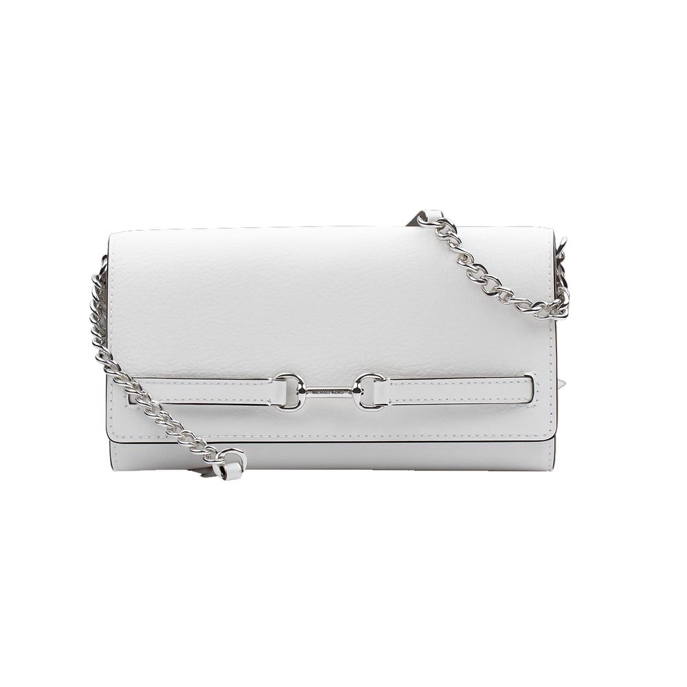 White Leather Crossbody Bag