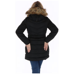 Black Polyester Coat