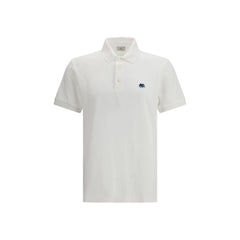 White Cotton Polo Shirt