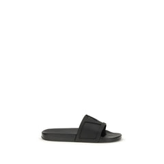 Black Rubber Sandals