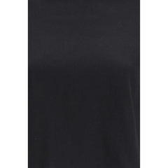 Black Cotton Long Sleeve T-Shirt