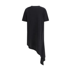 Black Cotton Casual Dress