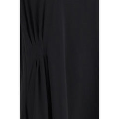 Black Cotton Casual Dress