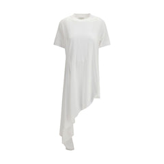 White Cotton Casual Dress