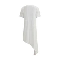 White Cotton Casual Dress