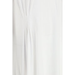 White Cotton Casual Dress