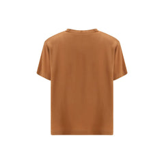 Beige Viscose T-Shirt