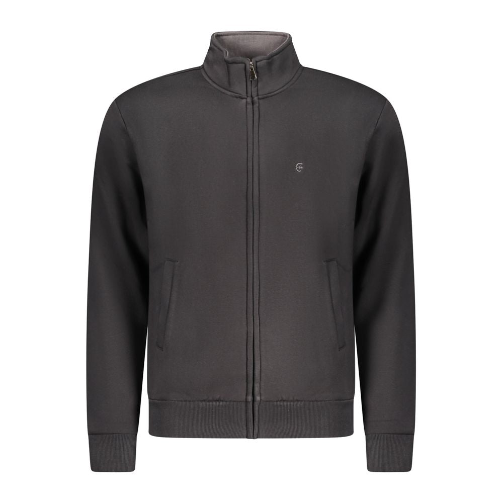 سويت شيرت قطن أسود للرجال