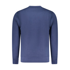 Blue Cotton Men's Sweatshirt