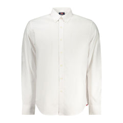 White Cotton Men's Shirt
