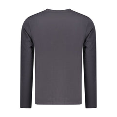 Blue Cotton Men T-Shirt