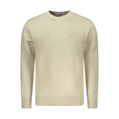 Beige Cotton Men's Sweatshirt