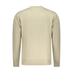 Beige Cotton Men's Sweatshirt