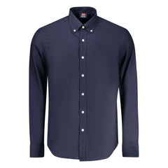 Blu Cotton Male Shirt