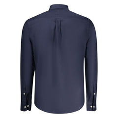 Blu Cotton Male Shirt
