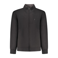 Black Cotton Men's Sweatshirt