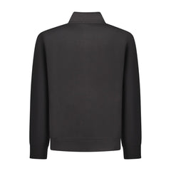Black Cotton Men's Sweatshirt