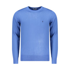 Blu Viscosa Uomo Maglia