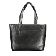 Black Polyurethane Women's Handbag