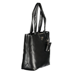 Black Polyurethane Women's Handbag