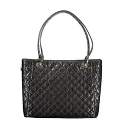 Black Polyurethane Women's Handbag