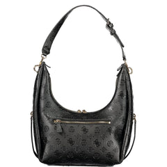 Black Polyurethane Women's Handbag