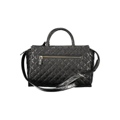 Black Polyurethane Women's Handbag