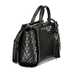 Black Polyurethane Women's Handbag