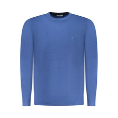 Blue Viscose Men's Sweater