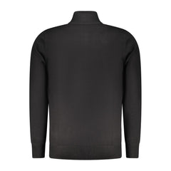 Black Viscose Men's Sweater
