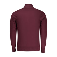 Red Viscose Men Sweater