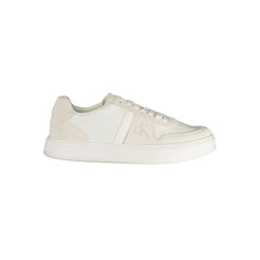 Bianco Polyester Mens Sneaker