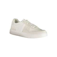 Bianco Polyester Mens Sneaker