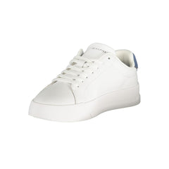 White Polyurethane Men's Sneaker